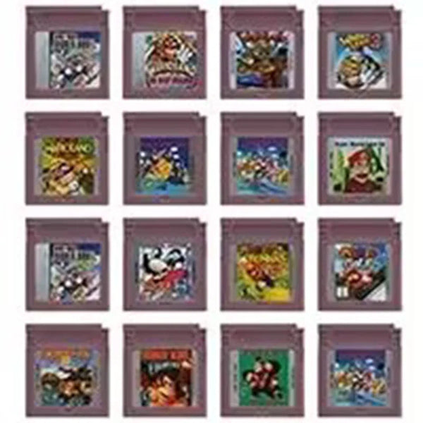 GBC Game Cartridge 16 Bit Video Game Console Card Mari Donkey Kong Wari Series For GBC/GBA/SP