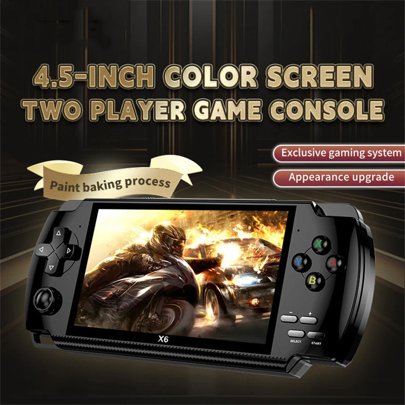 Handheld Game Consoles 4.5-inch HD Screen Built-in 10000 Games Retro Game Console Audio Player Support TF Card Game Controller