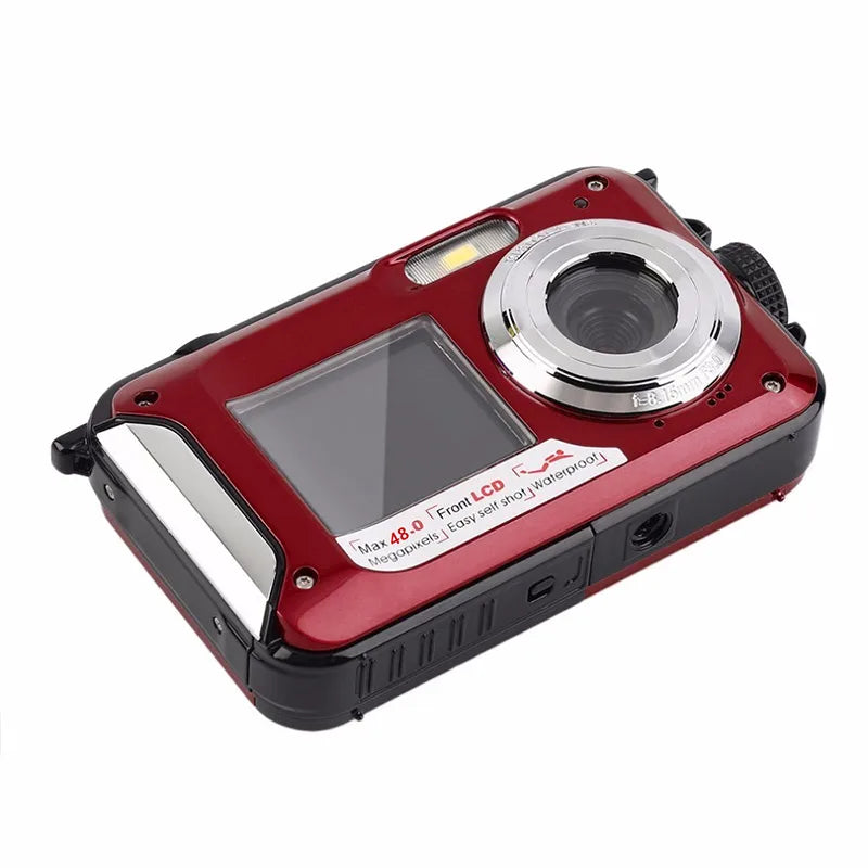 48MP Underwater Waterproof Digital Camera Dual Screen Video Camcorder Point and Shoots Digital Camera Digital Camera 48MP