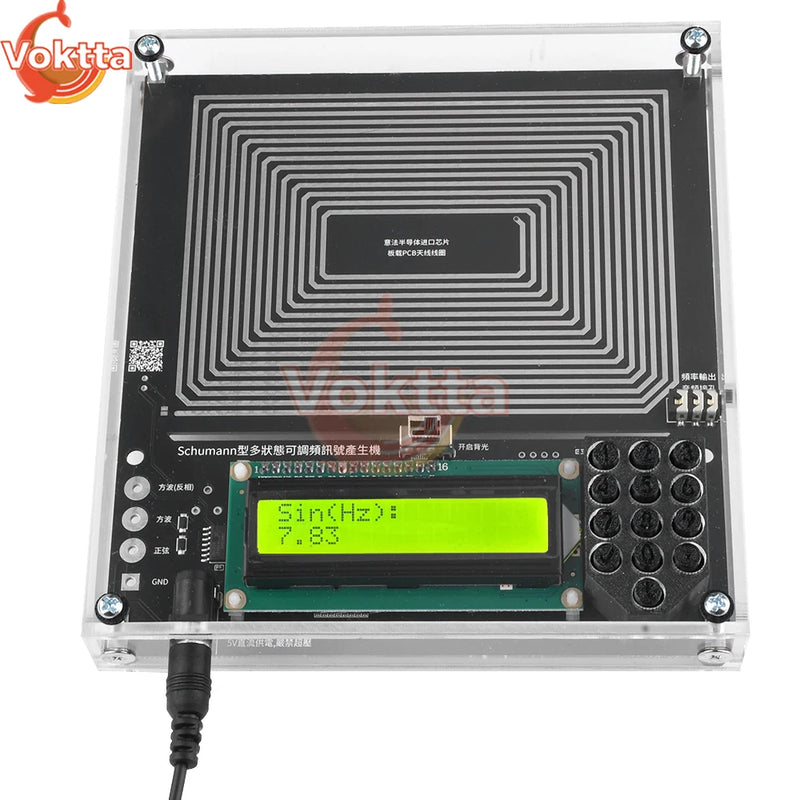 7.83HZ Schumann Wave Resonance Generator 0.01Hz~30000Hz Frequency Modulation Adjustable Ultra-low Pulse Wave Signal Generator