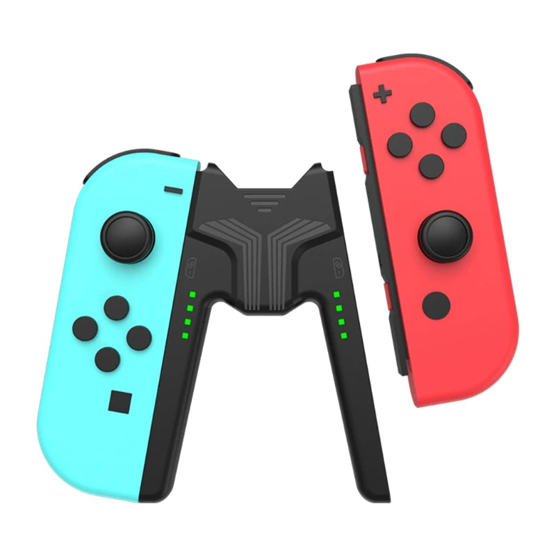 Controller Left & Right Charging Grip V-Shaped Wireless Game Handle for Switch ,Charge While for Play