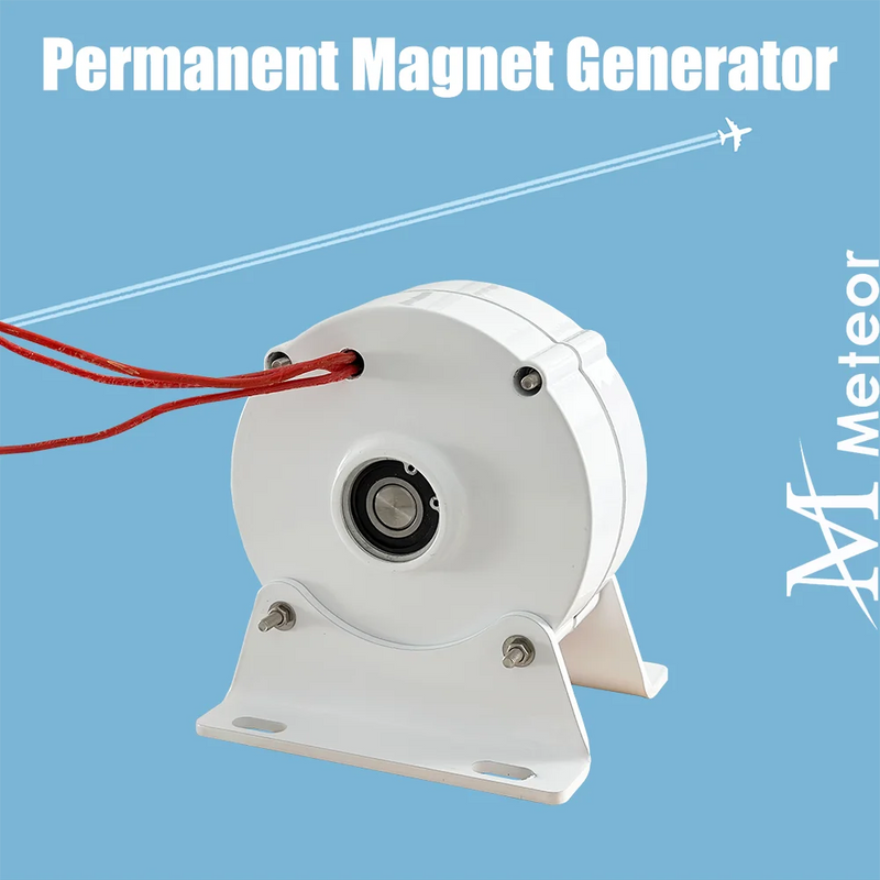 Generators 500W Low Speed 12V 24V 48V 3 Phase Gearless Permanent Magnet AC Alternators for Wind Water Turbine for Home Use Hydro