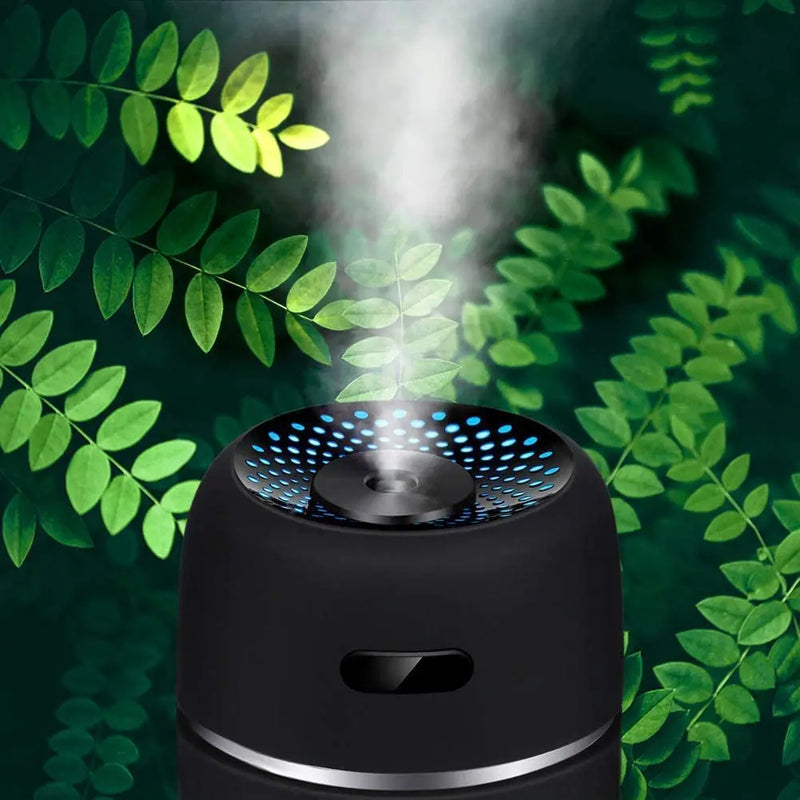 1PC/2PCS USB Mini Air Diffuser Humidifier with 7 LED Colors Home Office Hotel Portable Two Modes Essential Oil Mist Sprayer