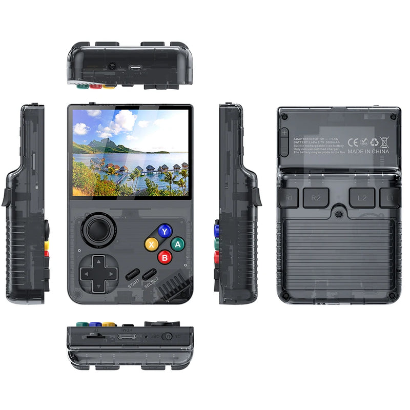 NEW GameHero M19 3.5 Inch 640*480 IPS Screen Handheld Game Console RK3566 Retro Gaming EmuELEC System Children's Gifts