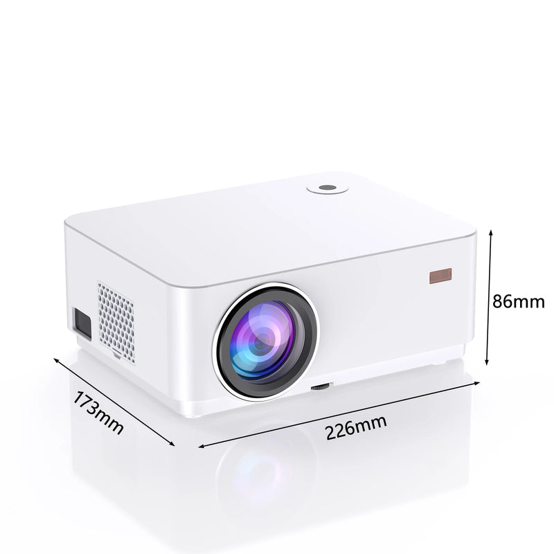 WZATCO New D5 1080P 5G WiFi Android Smart Digital Focus Full HD Projector LED Video Home Theater Cinema Proyector LCD Beamer