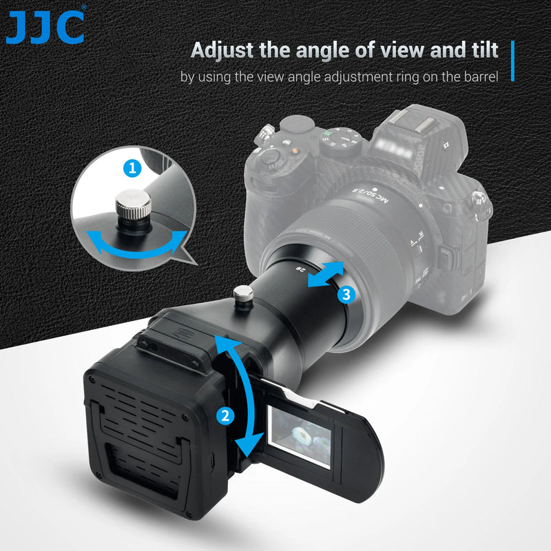 JJC Film Digitizing Adapter &LED Light Set for 35mm Film Negatives Scanner Slides Digital Converter Film Scanner Replaces ES-2