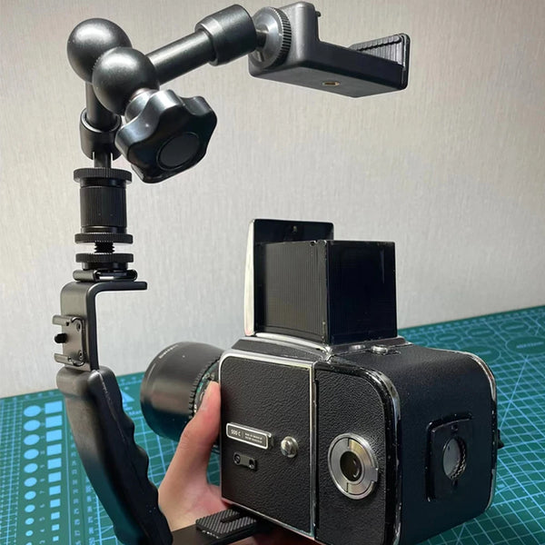 Film Camera Mobile Phone Overhead Shooting Waist Level Viewfinder Bracket Support Phone Overhead View Video Recording Solution