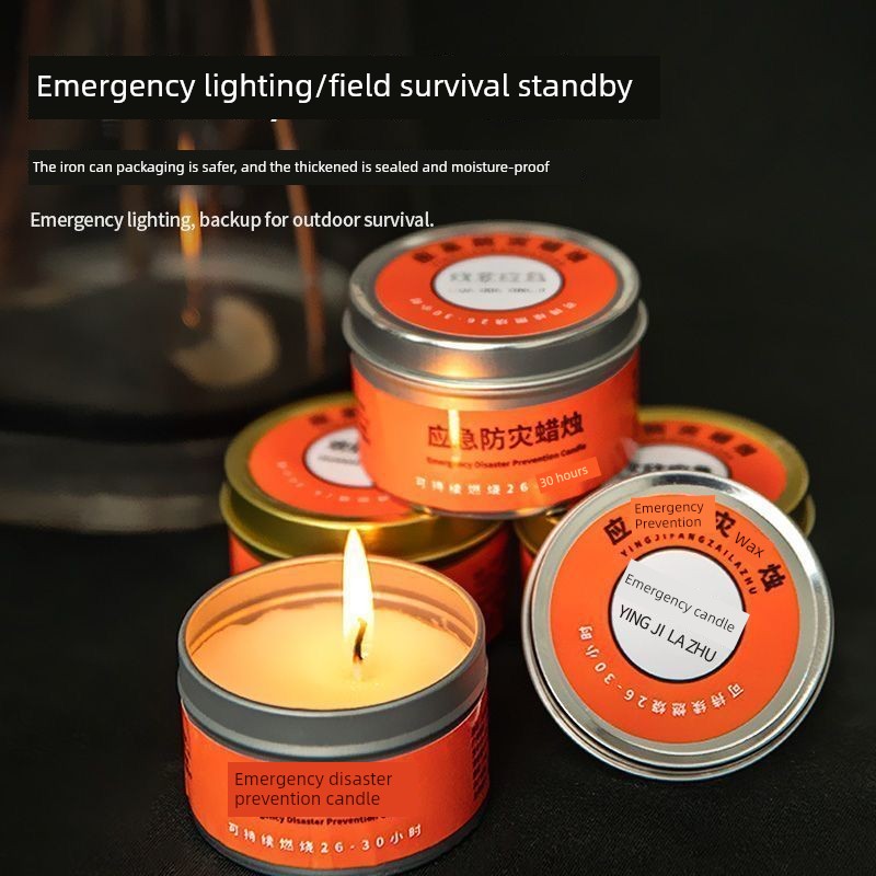 Odorless For Home Power Failure Earthquake Emergency Windproof Candles