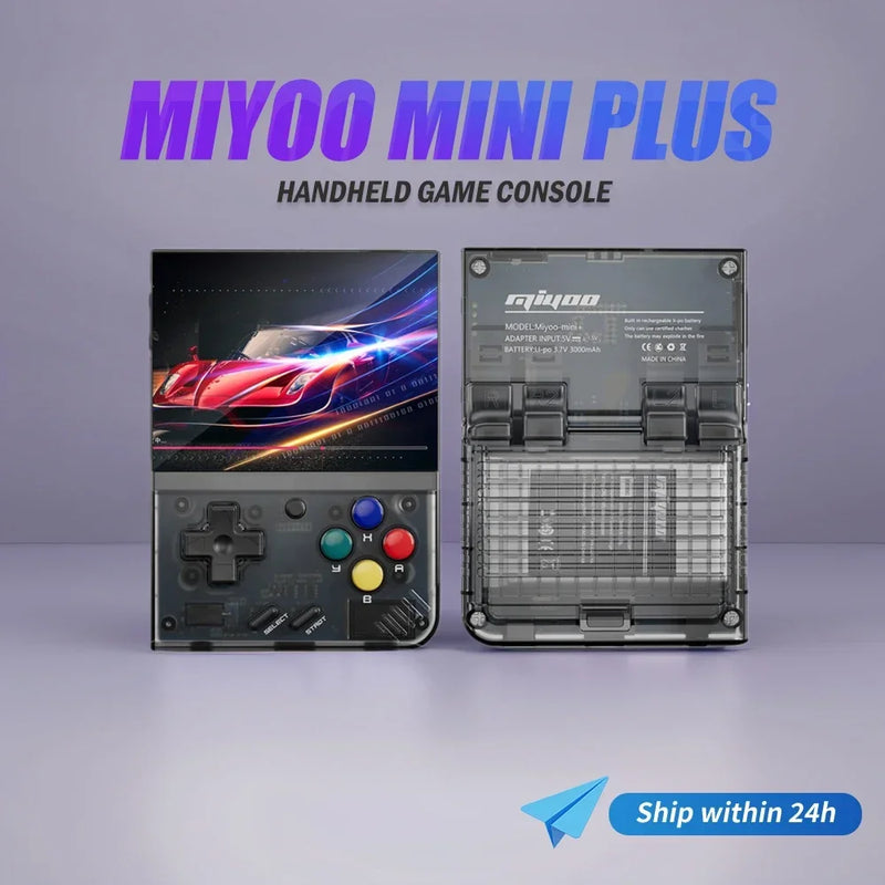 MIYOO MINI PLUS Consoles Handheld Game Players 3.5'' IPS Screen Portable Retro Video Game Linux System Emulator Wireless PSP PS1