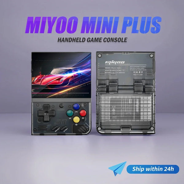 MIYOO MINI PLUS Consoles Handheld Game Players 3.5'' IPS Screen Portable Retro Video Game Linux System Emulator Wireless PSP PS1