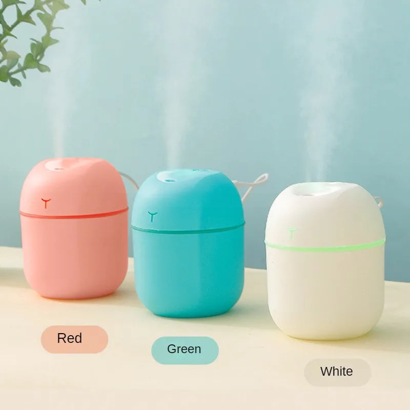 Mini Car Egg Water Drop Humidifier USB Color Light Household Desk Air Mute Small Humidifier