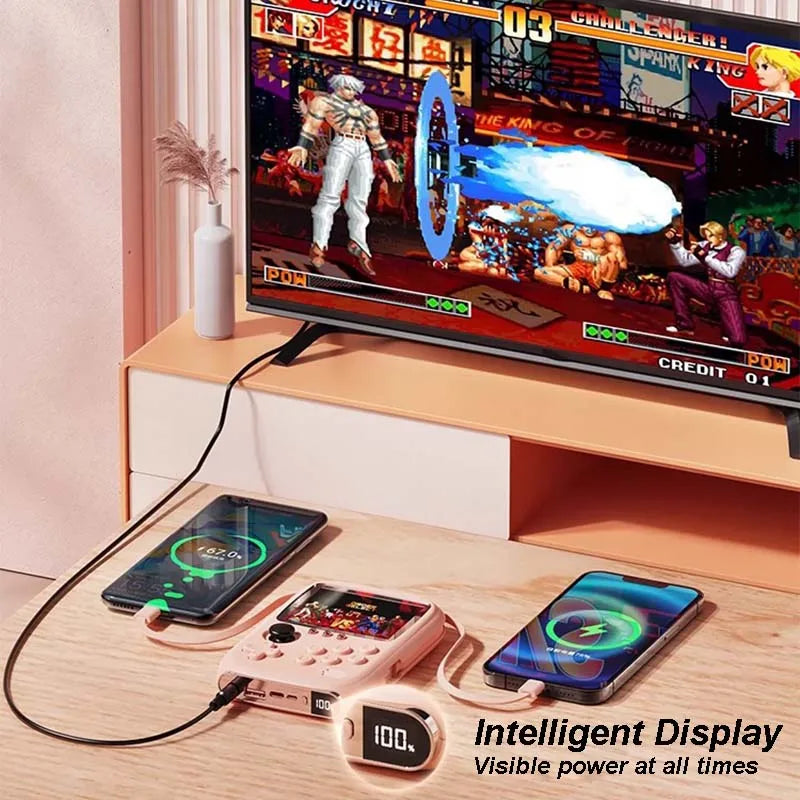 Video Game Console DY19 Power Bank Game Console 2IN1 Retro Game Machine With 3.2 Inch LCD Screen Portable Pocket Video Player