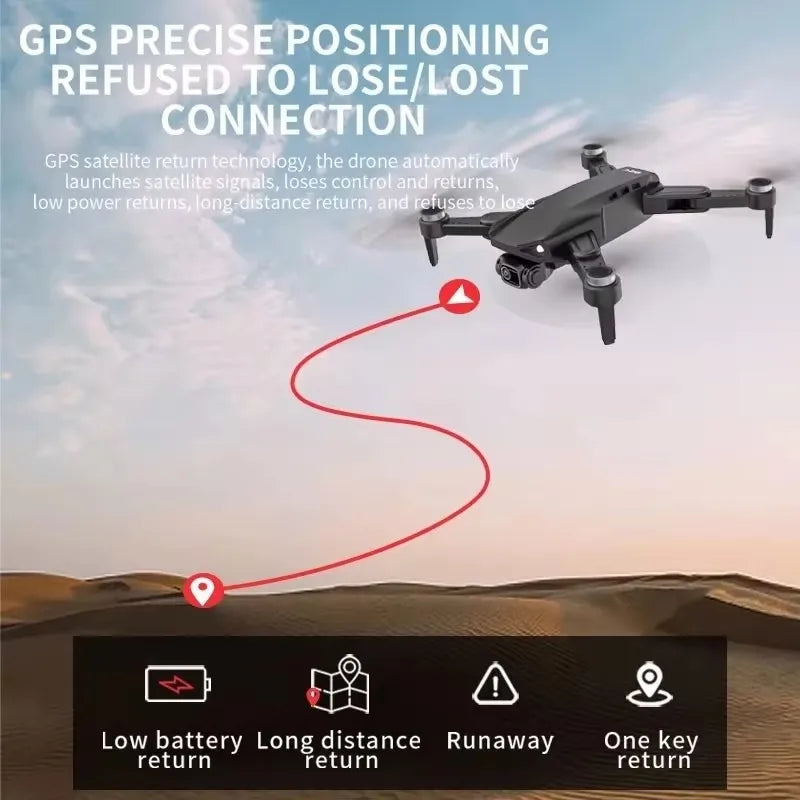 Profesional L900 Pro SE GPS Drone 4K HD 5G WIFI FPV Camera Quadcopter With Brushless Motor RC Mini Dron for Children Toys