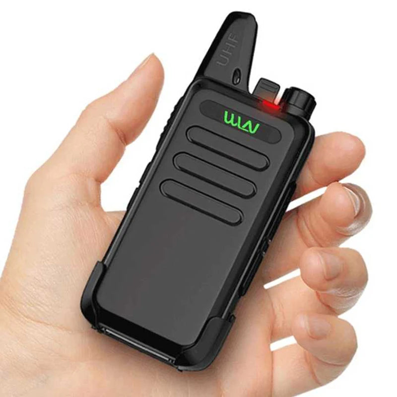 New WLN KD-C1 2/4PCS Mini Handy Portable  Walkie Talkie  UHF 400-470 Mhz KD-C1T  Ham Radio Type-C Charging Mi-Ni Walkie Talkie