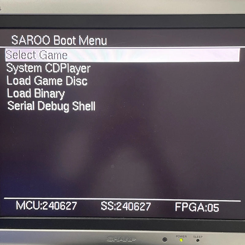 SS SAROO For Sega Saturn Console Game HD Loader with 0.6 Firmware  New Version cartridge Ode