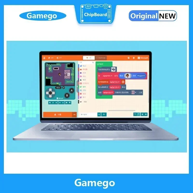 GameGo programmable Console Graphical Programming Children's Primary and Secondary School Programming Toys Teaching Aids gifts