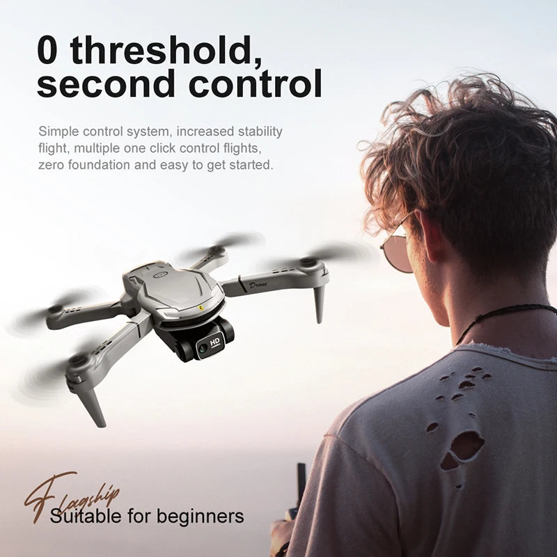 Lenovo V88 Mini Drone 8K HD Dual Camera 5G GPS Obstacle Avoidance Photography Optical Flow Foldable Toy UAV 9000M