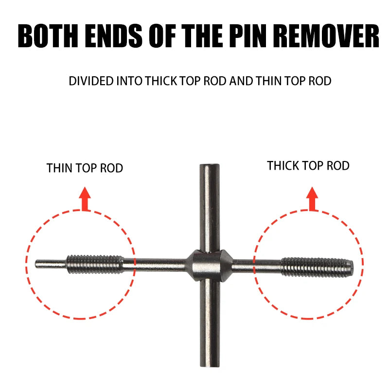 Reel Bearing Pin Remover Kit, Baitcasting Maintenance Tools, Spool Reel Handle Knob, Dismantling Device, DIY, High Quality