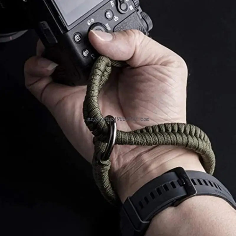 Digital Camera Wrist Hand Strap Grip Paracord Braided Mountaineering Wristband for Hand-Woven Wristband Accessories