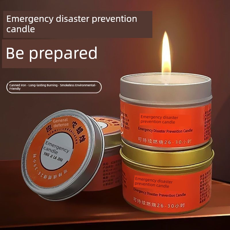 Odorless For Home Power Failure Earthquake Emergency Windproof Candles