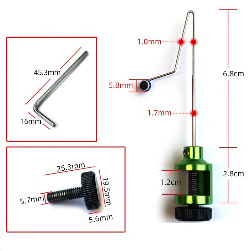 Fresh Water Micro Fish Metal Mini Hook Remover Adjustable Extractor Embedded Hook Fishing Tackle Outdoor Fishing Asscessories