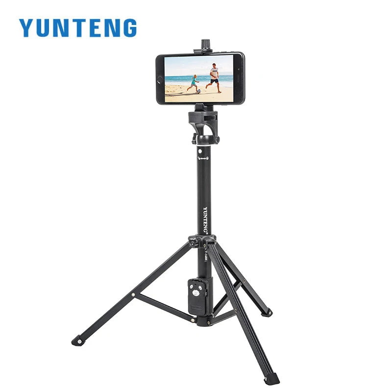 YUNTENG 1688L Mobile Phone Selfie Stick Tripod Heighten Hand-held Selfie Stick Bluetooth Remote Control Video Shooting Bracket