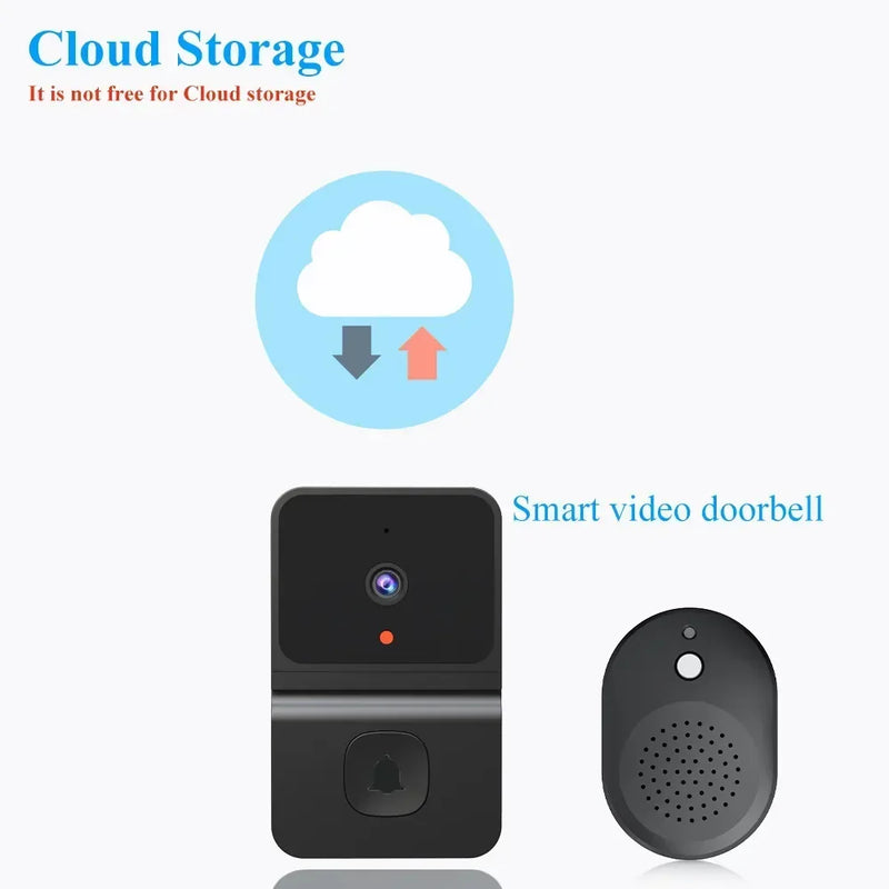 Wireless Doorbell WiFi Outdoor HD Camera Security Door Bell Night Vision Video Intercom Voice Change For Home Monitor Door Phone