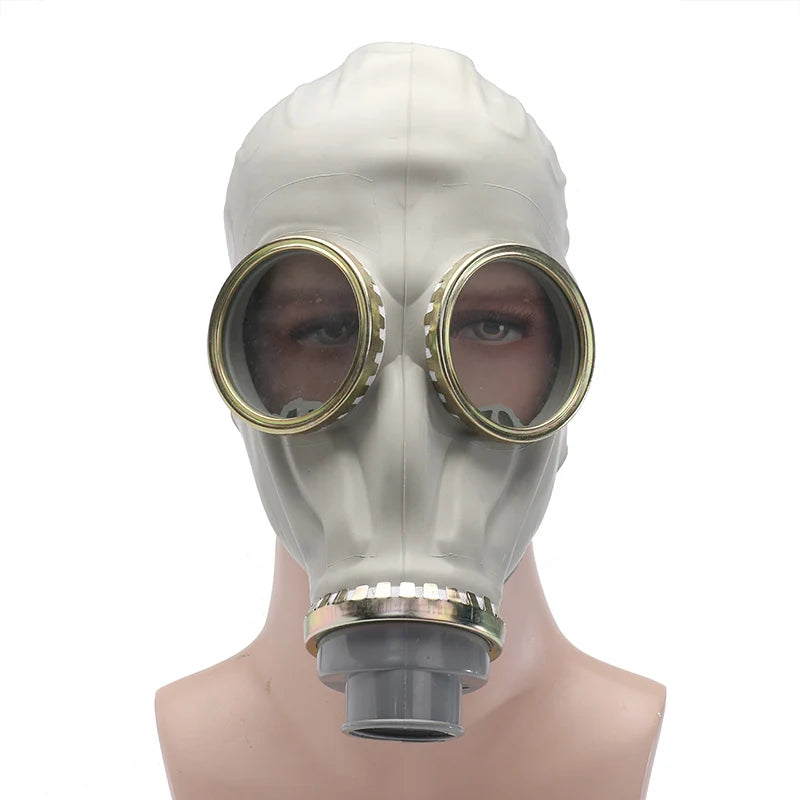 New Industrial Safety Full Face Gas Mask Chemical Breathing-Mask Paint Dust Respirator Workplace Safety With Connecting Pipe