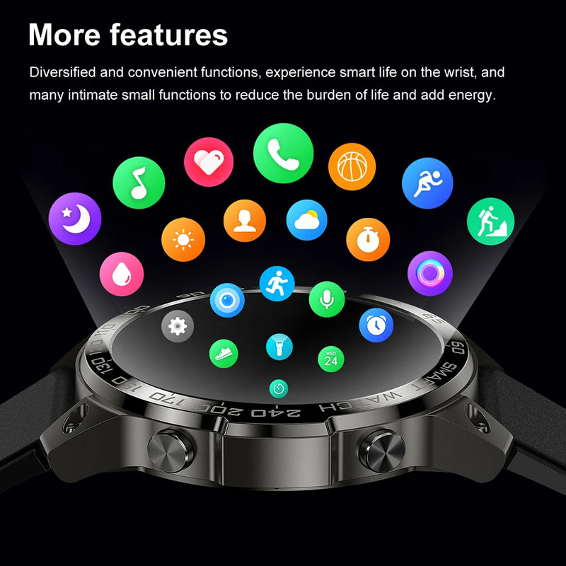 Original AMOLED Smart Watch NFC Bluetooth Call GPS Tracker Fitness Waterproof Sport Smartwatch for Xiaomi IOS Android Phone 2023