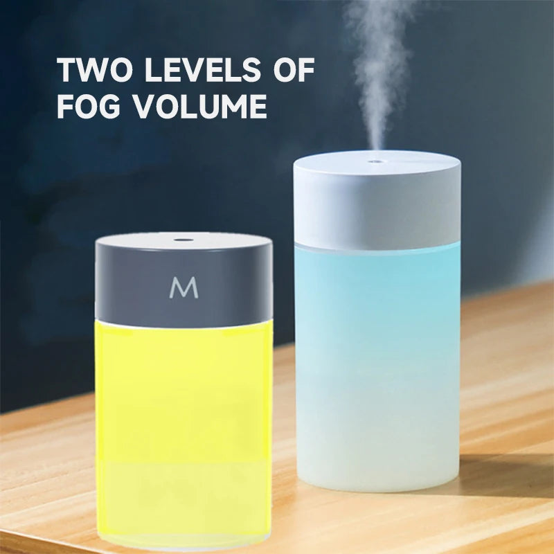 260ml Aroma Diffuser USB Smart Ultrasonic Air Humidifier Desktop Mute Essential Oil Diffuser Atomizer with LED Lamp for Home Car