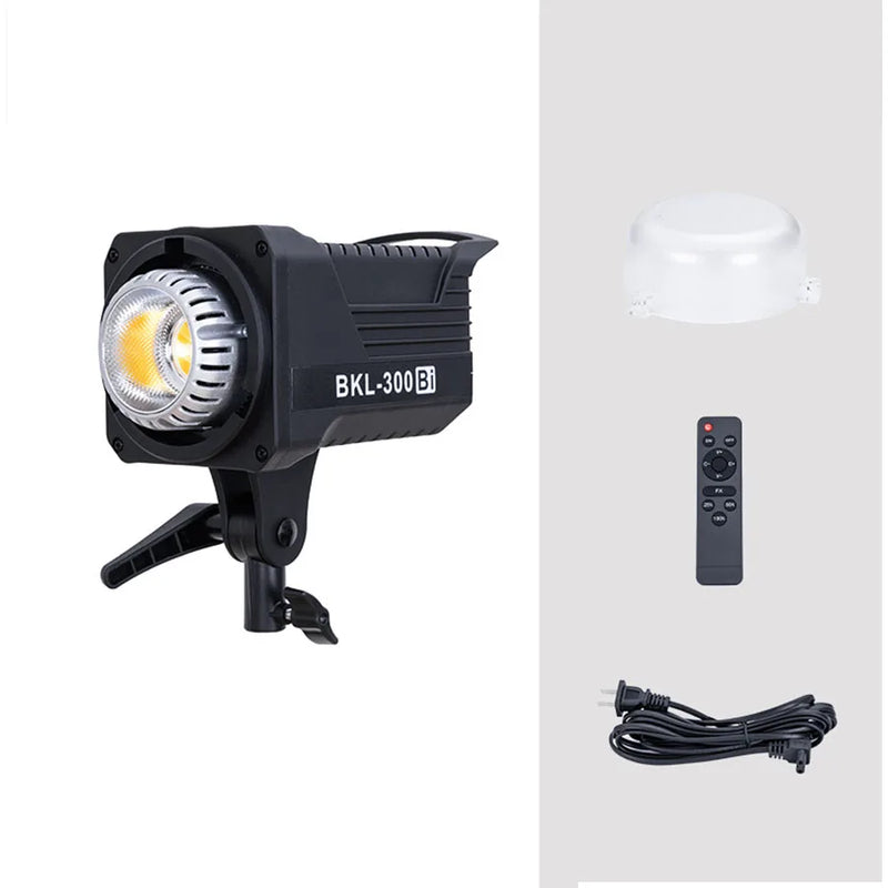 300W Bi LED Video Light,Continuous LED Lighting with 2.4G Wireless Remote for Portrait,Wedding,Outdoor Shooting,YouTube Videos