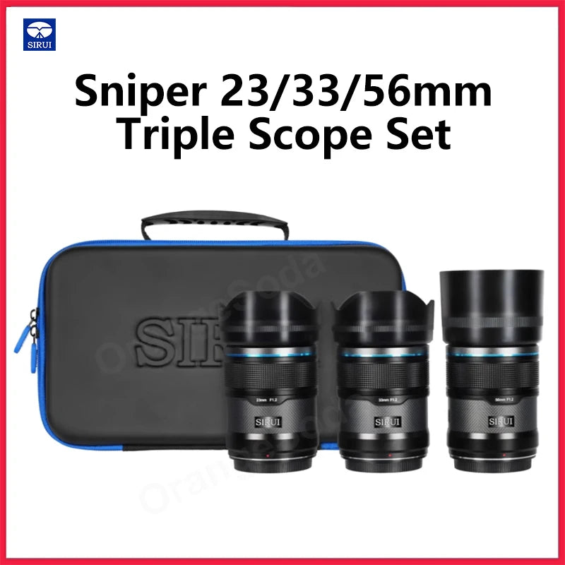 SIRUI Sniper 16mm 75mm 23mm 33mm 56mm F1.2 APS-C Auto Focus Lens For Sony E Mount Fuji X Mount for Nikon Z Mount Camera lens