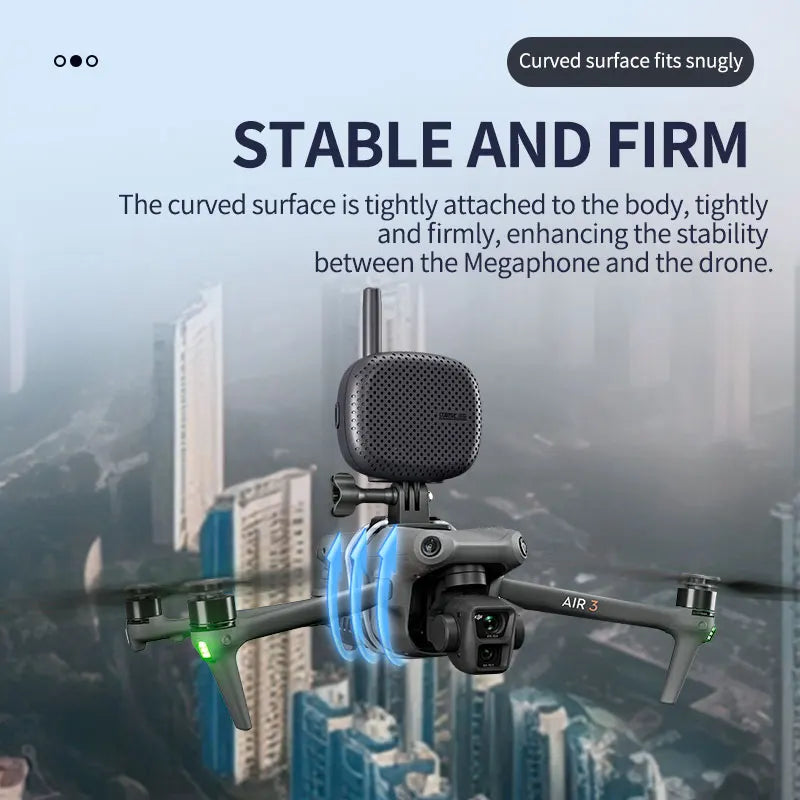 STARTRC Drone Wireless Speaker Megaphone For DJI Mini 4 Pro/Mavic 3/Mini 3 Pro/Air 3/Air 2S 3000M Distance Remote Loudspeaker