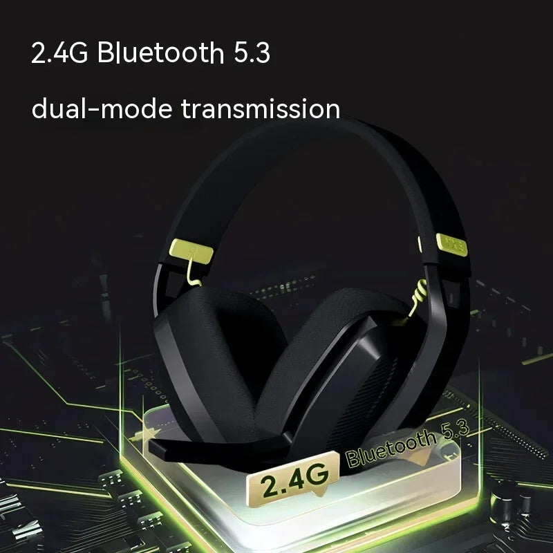 VGN VXE New Siren V1 Dual Mode 2.4G Wireless Bluetooth 5.0 Headset FPS Gamer Low Latency Headset Lightweight PC Gaming Earphone