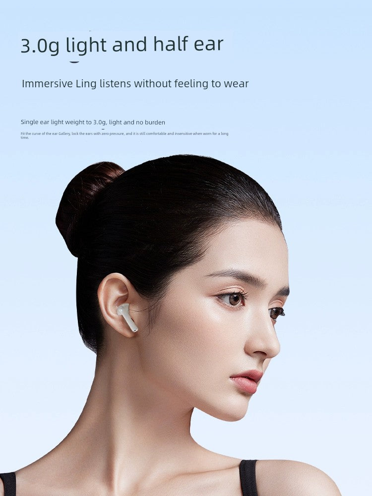 Havit Bluetooth Headset Semi-in-Ear Wireless Sports Noise Reduction 2024 Models for Men and Women Apple Huawei Xiaomi