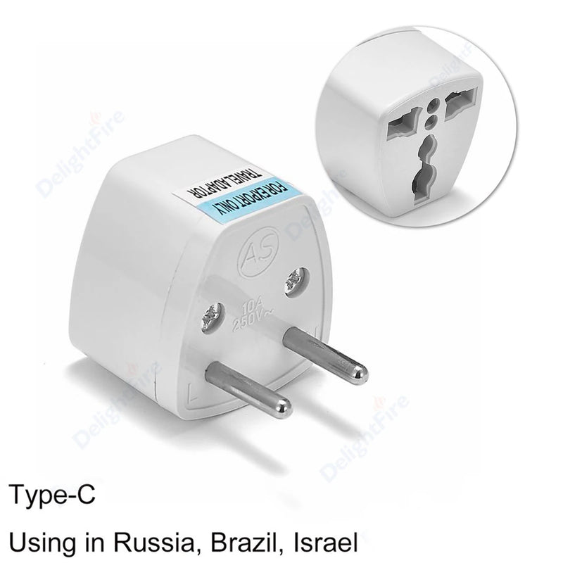 Universal Power Adapter Euro European EU To US America China CN British Australia AU Korea KR Travel Adapter AC Converter Plug