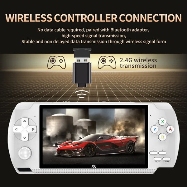 Handheld Game Consoles 4.5-inch HD Screen Built-in 10000 Games Retro Game Console Audio Player Support TF Card Game Controller