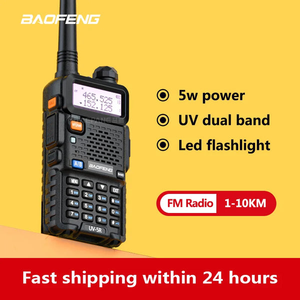 original  Baofeng UV-5R  Dual Band UHF VHF 136-174MHZ 400-520MHZ FM  Ham Two Way Radio baofeng uv 5r  baofeng walkie talkies