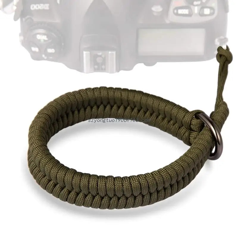 Digital Camera Wrist Hand Strap Grip Paracord Braided Mountaineering Wristband for Hand-Woven Wristband Accessories