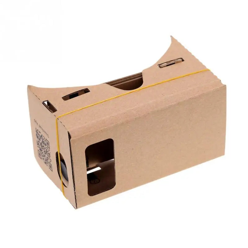 For 5.0 inch Screen Google VR 3D Glasses Brand new DIY Google Cardboard Virtual Reality VR Mobile Phone 3D Glasses VR Paper Box