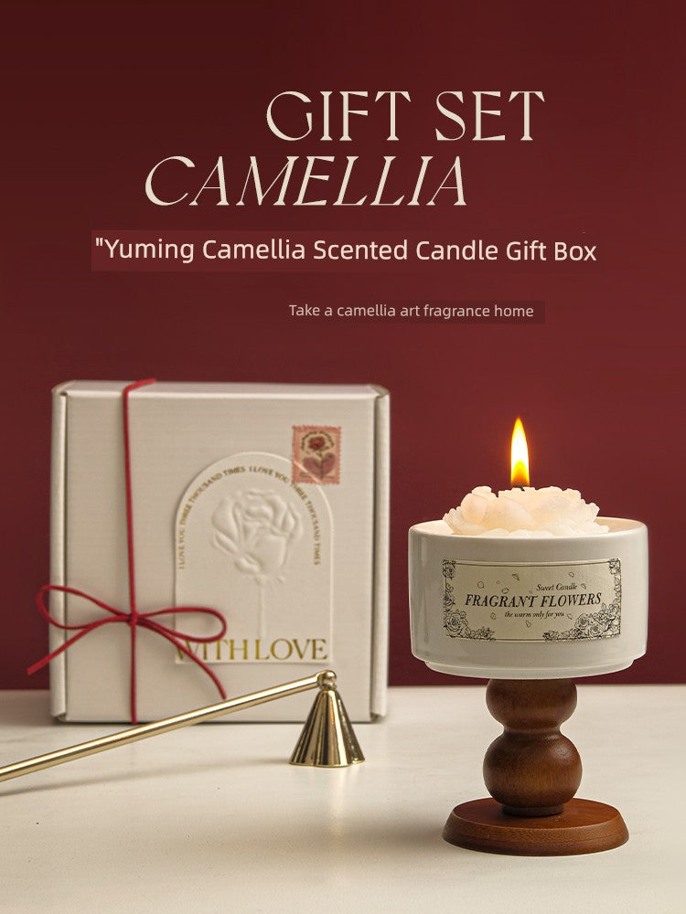 Yuming Camellia Wedding Birthday Domestic Aromatherapy Candle