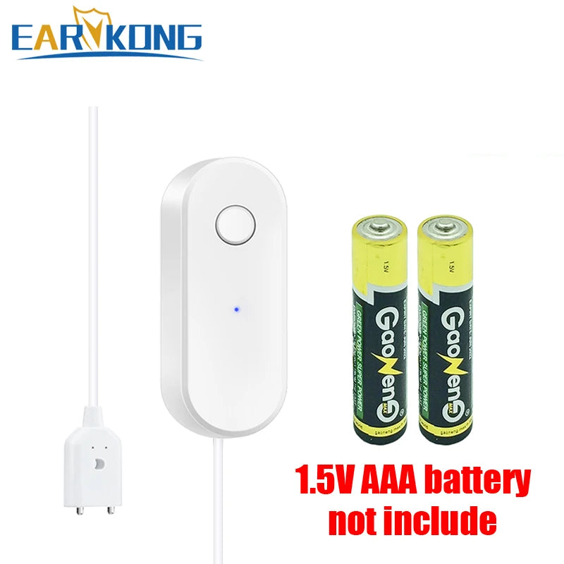 EARYKONG Tuya WiFi Water Leakage Sensor Independent Liquid Leak Alarm 4 Versions Available Easy Installation