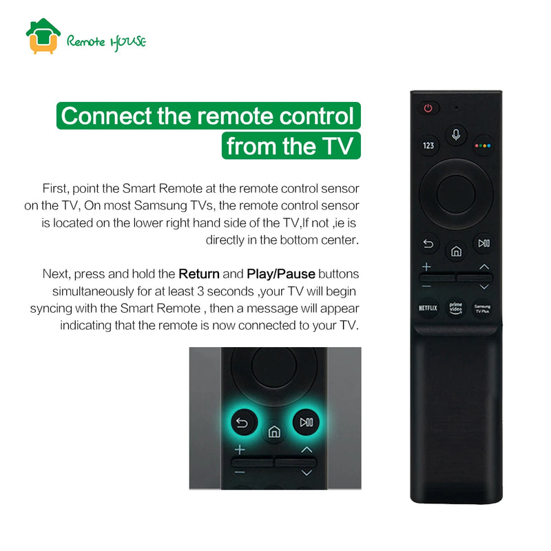 BN59-01363J Voice TV Remote Control For Samsung QLED 8000 Series Smart TV UN65AU8000FXZA BN59-01363A BN59-01263A