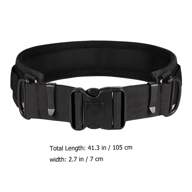 Utility Belt Camera Waist Belt Adjustable Multi- Function Photography Belt Stretch Belt Design Unloading for the Accessories