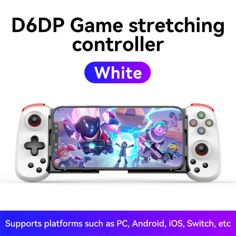 D6DP Extendable Wireless Gamepads Gaming Controller Handle Pad For Phones PC Game Accessoires Gamer