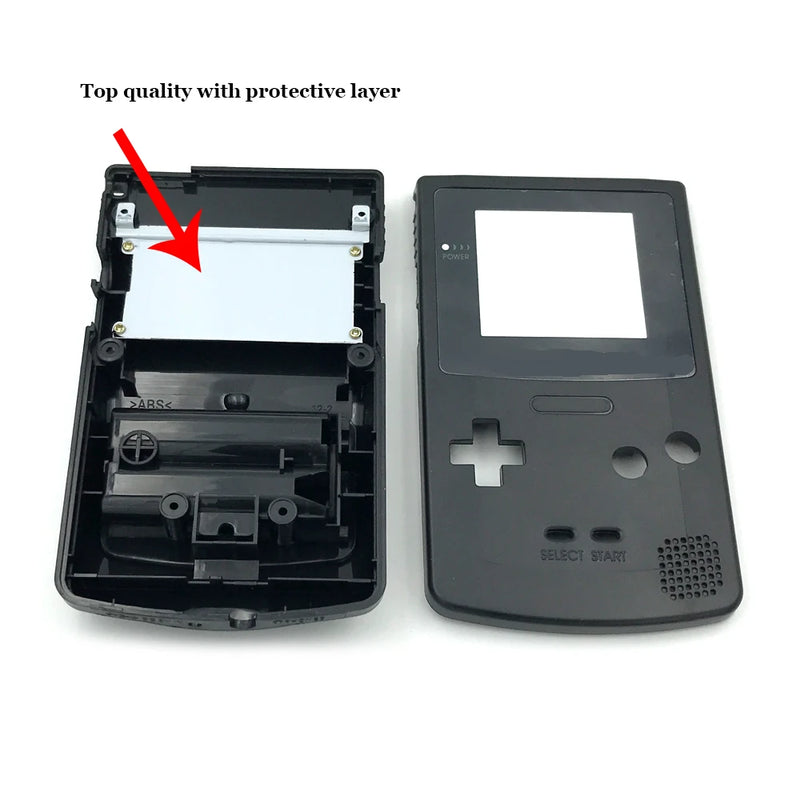 Full set housing shell case replacement pack for Gameboy color housing cover for GBC game console shells case repair button