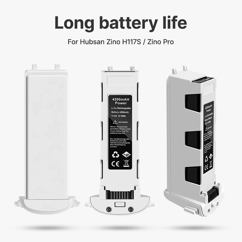 Big Promotion 4200mAh Battery for Hubsan H117S Zino GPS RC Quadcopter Spare Parts 11.4V Battery for RC Camera Drones