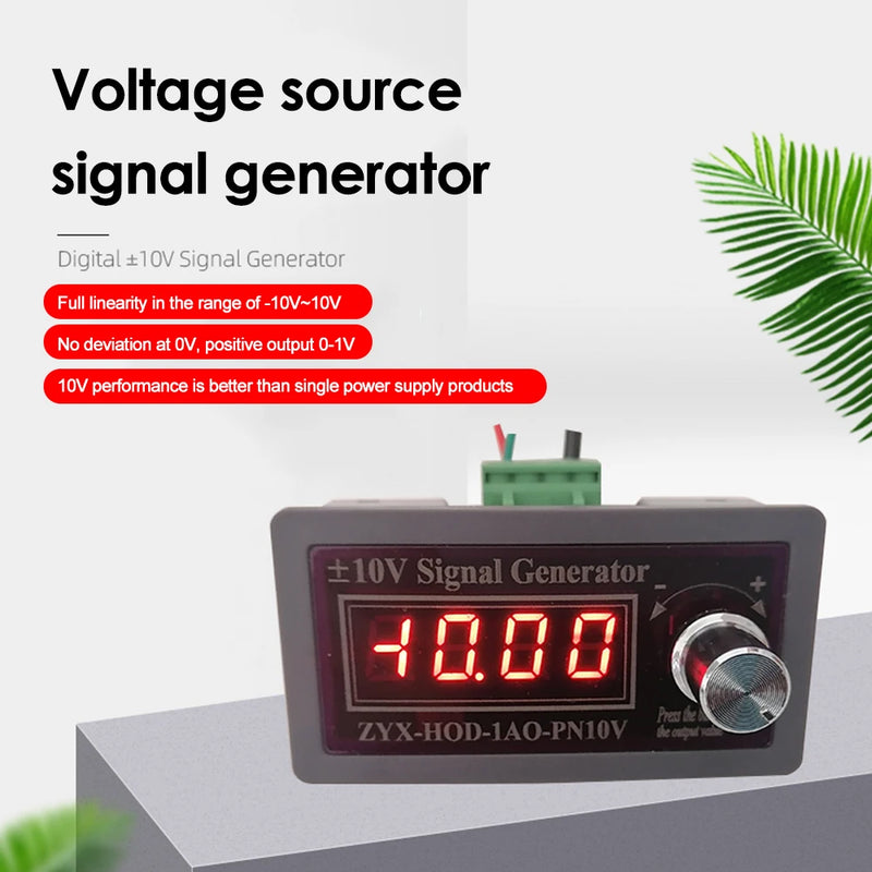 Adjustable Voltage Analog Simulator -10V-10V 0-10V 0~5V Voltage Signal Generator Signal Sources DAC Analog Output