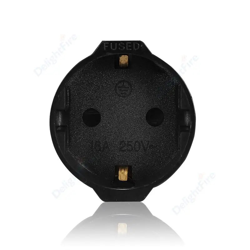 UK Plug Adapter Korea KR Euro European EU To UK British Travel Adapter 3Pin Plug Type G EU AC Converter Socket Power Adaptor