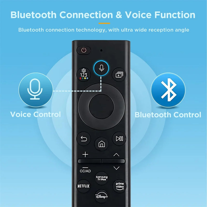 BN59-01385A Replacement Voice Remote Control for Samsung Neo QLED UHD HDR FHD 4K 8K Smart TV 2019-2022 (No Solar Function)